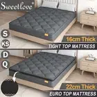 Sweetlove Queen Double King Single Bed Mattress Medium Firm Foam Bonnell Spring