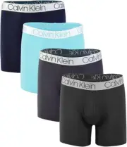 Calvin Klein Men`s Microfiber Boxer Briefs 4 Pack NP2431-450 New Medium B1041