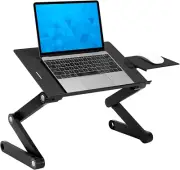 Mount-It! Adjustable Laptop Stand with Built-in Cooling Fans and Mouse Pad...