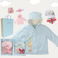 在飛比找momo購物網優惠-【VIVIBABY】100%純棉 秋冬外套衣 禮盒組 新生兒