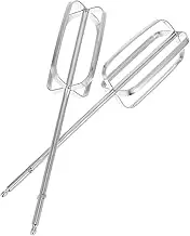 2Pcs Stainless Mixer Beaters Attachments for Electric Egg Beater Compatibility for Efficient Mixing Baking Easy to Clean Whisks