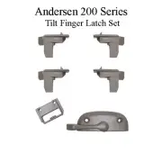 Andersen 200 Series Tilt Finger Latch Set, OLD STYLE - 0873248 - Stone