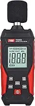 TA650A Digital Sound Level Noise Meter Measurement 30-130dB Decibel Detector o Tester Metro Diagnostic-Tool Black and Red