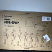 The Original Irvin Vise-Grip 10Ps Locking Pliers Tray Set VSG-1078TRAY