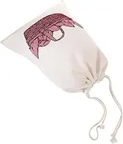 STOBAZA Convenient Bread Storage Bag Multifunctional Drawstring Food Pouch Travel Organizer for Home College Easy to Clean Breathable Design