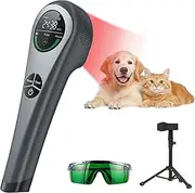 LAFCARE Handheld Red Light Therapy with Stand,Near Infrared Light Therapy Devices for Pain Relief Joint and Muscle Pain for Pets(4 * 808nm+14 * 650nm)