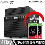 在飛比找遠傳friDay購物精選優惠-Synology群暉科技 DS423 NAS 搭 Seaga