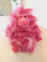 NEW! Aurora PeoplePals Demented Pink Monkey Plush Birthday Gift for Girls RARE