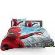 v2855 Bed Sheets Spider Man Home Coming Duvet Cover Set Pillowcase Home Textiles Bed Sheets IU2855