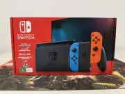 Neon Nintendo Switch with Mario Kart 8 Deluxe + 3 months NSO