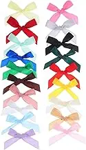 LIFKOME 300pcs Tiny Craft Bows: for Scrapbooking Card Making Jewelry Packaging and Party Decorations Multicolored Ribbon Bowknots