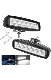 Waterproof Led Boat Lights, 18W LED Spreader Lights 1200LM 120°Flood Light, 6...