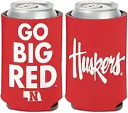 WinCraft Nebraska Cornhuskers Can Cooler Slogan Design
