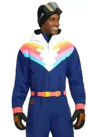 Tipsy Elves Men's Santa Fe Shredder Snow Suit 2XLarge