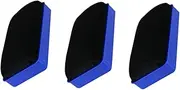 ROMISBABA 3 Pcs Plastic Blackboard Erasers for Cleaning Reusable Office Supplies for Schools Homes and Training Institutions Blue