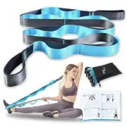 Yoga Stretching Strap | 12 Loops Non-Elastic Stretching Yoga Strap |