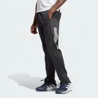 在飛比找momo購物網優惠-【adidas 愛迪達】長褲 男款 運動褲 亞規 黑 HT7