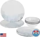 Corelle Tranquil Reflection Chip and Break Resistant 12pc Dinner Set, Service