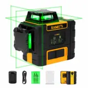KAIWEETS KT360A Green Laser Level 3 X 360° Rotary Self Leveling with 1