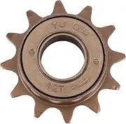 Totority Large Hole Flywheel with Inner Diameter Durable Steel Tooth Freewheel Accessory for Enhanced Bicycle Speed and Performance Brown