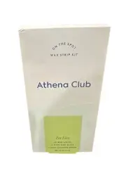 Athena Club-Waxing Strip Kit For Face 20 Strips-6 Post-wax Wipes-1 Skin Serum