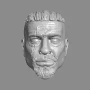 Kromjull the Barbarian custom head for Mythic Legions & other action figures