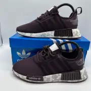 NEW Adidas NMD R1 Women's Shoes Size 9 Shadow White Maroon Sneakers GW9475