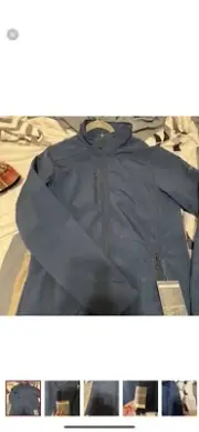 Eddie Bauer Shaded Crosshatch Soft She’ll Jacket Mens Medium Blue