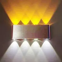在飛比找樂天市場購物網優惠-LED創意鋁材壁燈現代簡約酒店臥室床頭壁燈客廳裝飾壁燈過道燈
