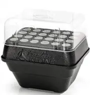 Turbo Klone T24 Cloning Aeroponic Cloner Hydroponics Clone System for Plants BLK