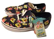 Vans Spongebob Comfycush Navy Mens Sz 9 Authentic Skateboarding Limited Sneakers