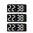 Easily Readable LED Alarm Clock Featuring Stylish Design and Functionality