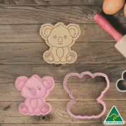 Baby Koala Cookie Cutter and Embosser Stamp