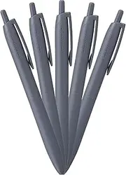 Mitsubishi Pencil Permanent Ballpoint Pen Jetstream Light Touch Ink 0.7 Limited Blue Black Ink 5 Pack Gray Blue HSXNLS07BBGB5