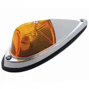 Pick Up Cab Light W/ Chrome Die Cast Housing - Amber Lens