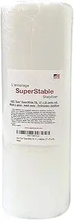 (30cm x 25 Yards) - H2O Eau Gone White FSL 30cm x 25 Yard Roll. Wash n Gone - Wash Away - SuperStable Embroidery Stabiliser Backing