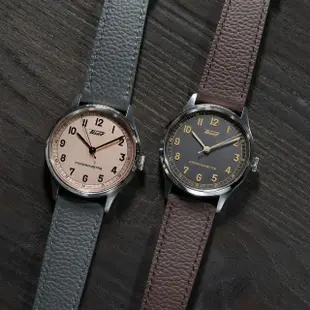 【TISSOT 天梭】官方授權 Heritage 1938 COSC 天文台認證機械錶-煙煤灰/39mm 送行動電源(T1424641606200)