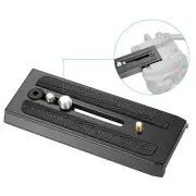 501PL Sliding Quick Release Plate Adapter for Manfrotto 500ah 701 577 Benro S4