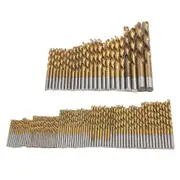 105Pcs Drill Bits Set Titanium Coated High Speed Steel 1-10mm High Speed Steel