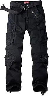 [AKARMY] Must Way Men's Cotton Casual Military Army Cargo Camo Combat Work Pants with 8 Pocket