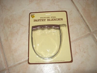 NEW & SEALED VINTAGE PASTRY DOUGH BLENDER CUTTER MIXER