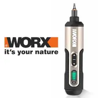 在飛比找momo購物網優惠-【WORX 威克士】4V鋰電迷你精巧起子機 香檳金(WX24