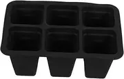 Gatuida 6 Silicone Seedling Pot Plants Seeds Silicone Plant Tray Propagation Tray Root Control Pot Grow Trays Plant Germination Case Planter Starter Trays Starting Trays Gel