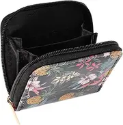 [ROMISBABA] Fashionable Floral Design Small Purse for Women Lady's Compact Wallet Zipper Wallet