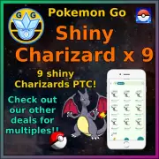 Pokémon GO - Shiny Charizard x 9! - PTC - 50-100k - Pokemon!