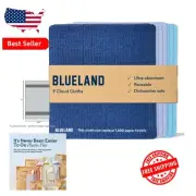 Eco-Friendly 9-Pack Cloud Cloths - Reusable Kitchen Towels for All Surfaces