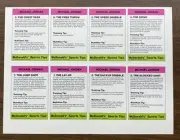 RARE PINK PROMO 1990 Michael Jordan McDonald’s Cards Lot Uncut Sheet HIGH GRADE