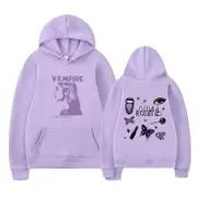 Guts Olivia Rodrigo Hooded Sweatshirt Autumn And Winter Olivia Rodrigo SNNGV Light purple and black XL
