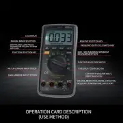 Automatic Multimeter Precision Temperature Tester Voltage Auto Range DT-17N