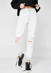 [Insight] Elaine Stone Age Blue Trashed Jeans